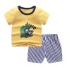 2023 Summer children clothes set 100% cotton short sleeve 2pcs baby clothes set 