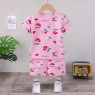 pure cotton Leisure baby neutral' cheap prices 2pcs Short Sleeve Shirt + Pants Baby sets clothes