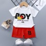 Wholesale pajamas Boys Summer Clothing Set  Short Sleeve Top T-Shirt and Pants Shorts 2PCS Set for Boy