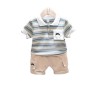 Baby comfortable summer suit boys and children short-sleeved thin cotton