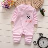 Newborn cotton long sleeve one piece clothes baby baby home long sleeve clothes children's home pajamas