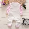 Newborn cotton long sleeve one piece clothes baby baby home long sleeve clothes children's home pajamas