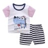 2023 Summer children clothes set 100% cotton short sleeve 2pcs baby clothes set 