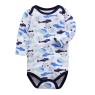 Newborn jumpsuit baby triangle romper long-sleeved baby bag fart clothing newborn autumn children's clothing