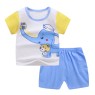 2023 Summer children clothes set 100% cotton short sleeve 2pcs baby clothes set 