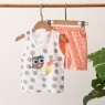 hot sale boys and girls cotton summer vest shorts suit