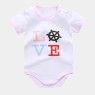 Baby cotton jumpsuit spring and summer baby triangle romper newborn romper short-sleeved bag fart clothes