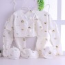 Hot selling 7-piece cotton gift box set for 0-3 months newborn baby underwear set  direct sales