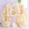 Hot selling 7-piece cotton gift box set for 0-3 months newborn baby underwear set  direct sales