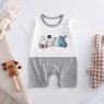 Infant rompers pure cotton summer new baby boy thin section female short-sleeved children's jumpsuit romper