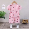 pure cotton Leisure baby neutral' cheap prices 2pcs Short Sleeve Shirt + Pants Baby sets clothes