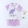 New summer 0-6 year old children's suit half-sleeved children's T-shirt sports home clothes  direct sales