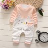 Newborn cotton long sleeve one piece clothes baby baby home long sleeve clothes children's home pajamas