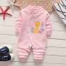 Newborn cotton long sleeve one piece clothes baby baby home long sleeve clothes children's home pajamas