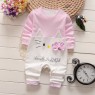 Newborn cotton long sleeve one piece clothes baby baby home long sleeve clothes children's home pajamas