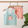 hot sale boys and girls cotton summer vest shorts suit