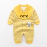 Hot sale spring and autumn baby long-sleeved one-piece cotton men and women baby romper clothes autumn romper