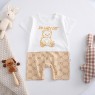 Infant rompers pure cotton summer new baby boy thin section female short-sleeved children's jumpsuit romper