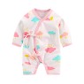 Autumn new butterfly romper baby one-piece clothes 0-3-6 months pure cotton baby romper