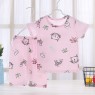 2023 new children's breathable cotton short-sleeved suit Air-conditioned clothing baby summer clothes set