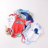 Summer new short-sleeved climbing suit 0-1 year old baby cartoon climbing suit short climb