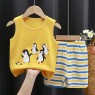 Wholesale Printed Style Short Sleeve Kids Clothing Set Children Apparel