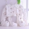 Hot selling 7-piece cotton gift box set for 0-3 months newborn baby underwear set  direct sales