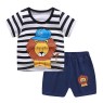 2023 Summer children clothes set 100% cotton short sleeve 2pcs baby clothes set 