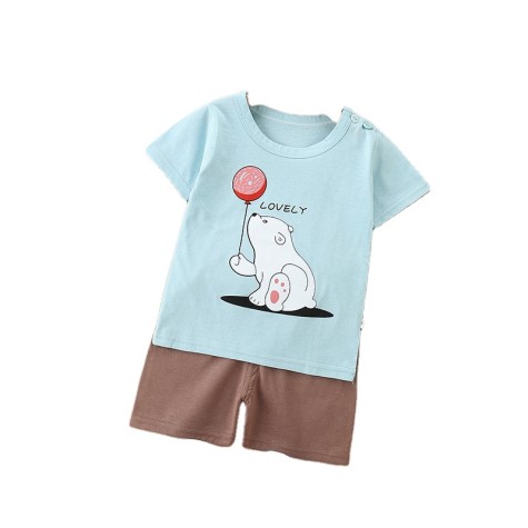 Children's Clothing Suits Printed Style Leisure Wear Home Wear Children Clothes