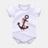 Baby cotton jumpsuit spring and summer baby triangle romper newborn romper short-sleeved bag fart clothes