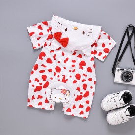 Summer men and women baby romper baby clothes baby clothes newborn cute short-sleeved one-piece summer clothes