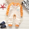 Newborn cotton long sleeve one piece clothes baby baby home long sleeve clothes children's home pajamas