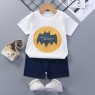 Wholesale cotton cartoon home wear kids clothing Plain kids jogging suit summer Kids pajama short sleeve suit