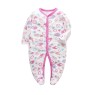 Baby onesie covering feet crawling clothes baby onesie covering fart clothes autumn and winter pajamas baby clothes