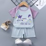 Wholesale pajamas Boys Summer Clothing Set  Short Sleeve Top T-Shirt and Pants Shorts 2PCS Set for Boy